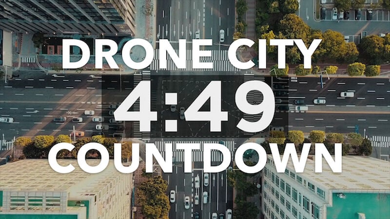 Drone City Countdown Video
